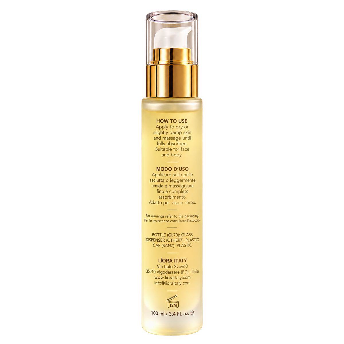 Olio viso e corpo — 100 ml
